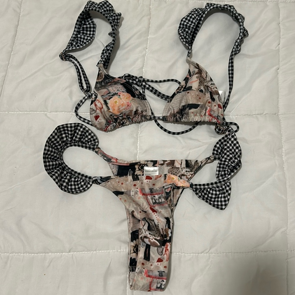 Strawberry milk mob swimsuit